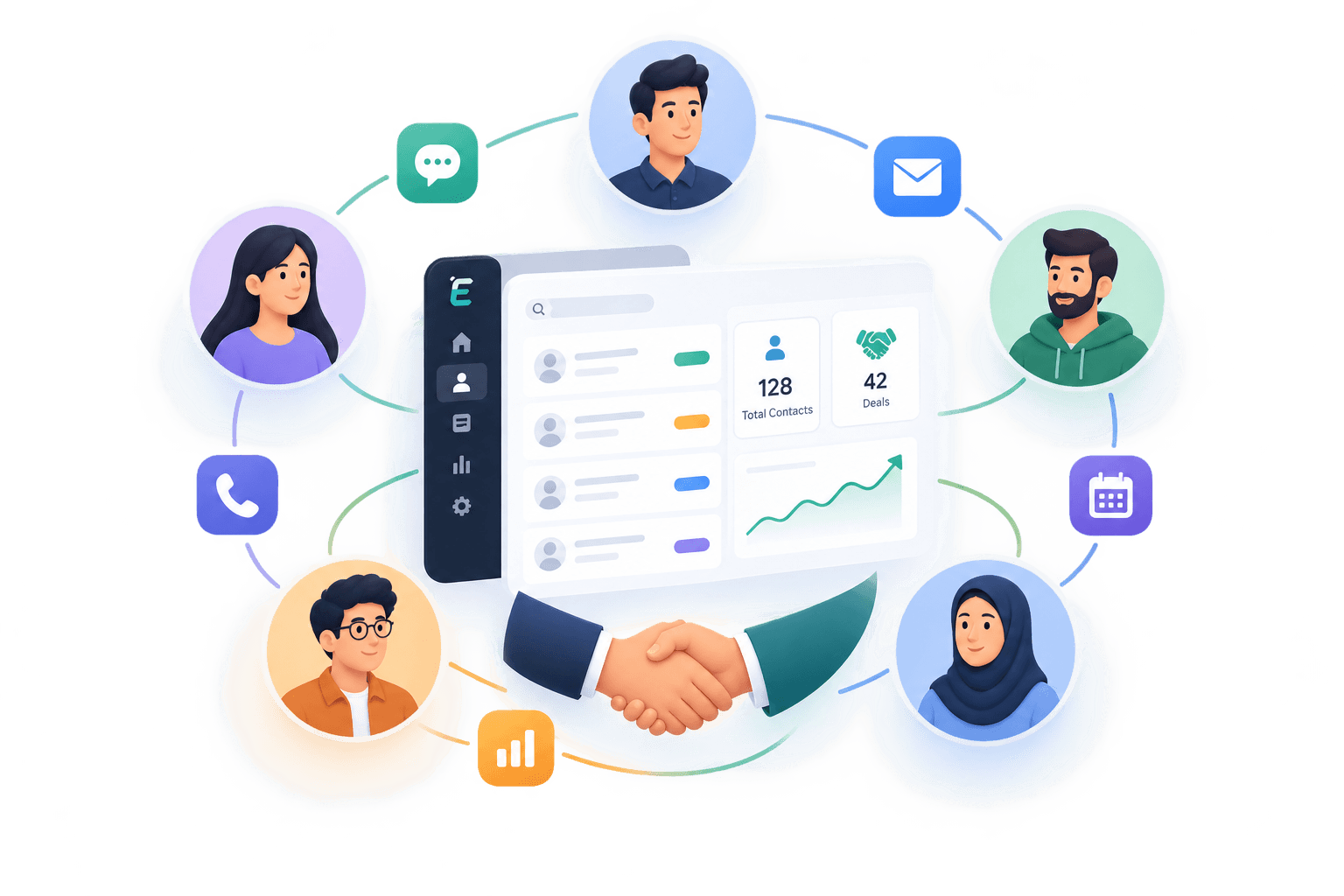 ErtebatCRM Dashboard